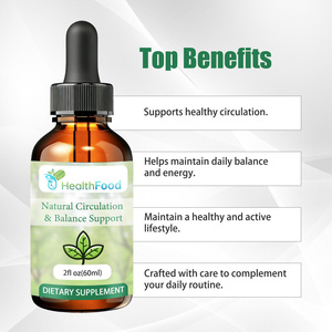 Factory Direct Natural Circulation Balance Support Liquid Drops with Proprietary Blend Supports Healthy Circulation Liquid Drops - Product Image 3