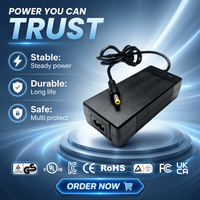 Chargeur de batterie au lithium à charge rapide 14,4 V 4 A avec connecteur DC2.1, adaptateur universel pour trottinette électrique quotidienne