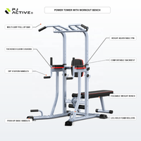PINJIAN Barre de traction horizontale pour la maison, équipement de fitness intérieur multifonctionnel, barres parallèles de traction sportive
