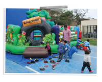 Parc d'attractions pour enfants Jeux de défi amusants Jumper combo gonflable pour tout-petits à vendre