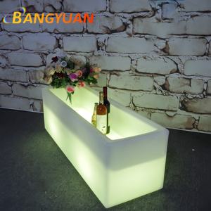 Gran recargable rectangular LED hielo barril de vino bar hielo vino barril bar muebles vacaciones fiesta club nocturno - Product Image 4