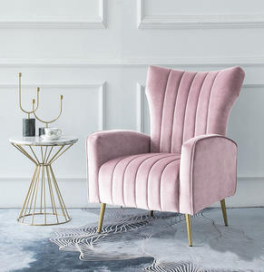 Chaises de salon d'hôtel en bois confortables et luxueuses, style antique, velours tigre - Product Image 5