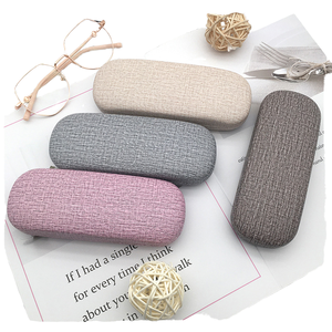 <span class=keywords><strong>Étui</strong></span> <span class=keywords><strong>à</strong></span> <span class=keywords><strong>lunettes</strong></span> rigide de luxe taille <span class=keywords><strong>L</strong></span> tissus de lin <span class=keywords><strong>étui</strong></span> de protection pour hommes femmes <span class=keywords><strong>lunettes</strong></span> de soleil matériel de fer - Product Image 1