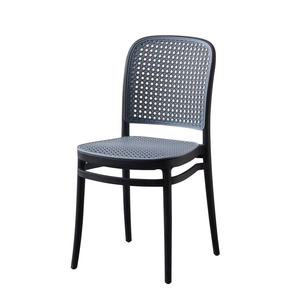 Sillas Apilables de Ratán Plástico para Exteriores, Modernas, con Respaldo de PP, para Restaurante, Cafetería, Apartamento - Product Image 1