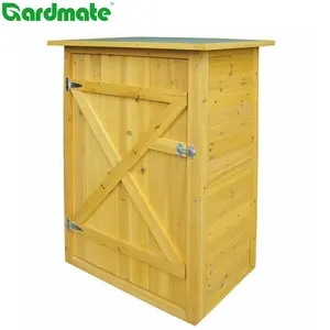 户外花园储物棚，用于工具储物木柜
