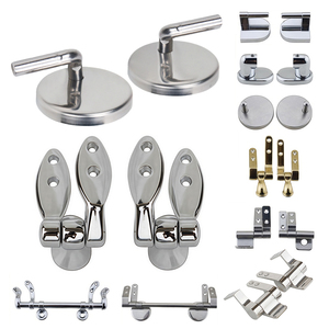 Accesorios de bisagra para asiento de inodoro de aleación de Zinc para baño, bisagras cromadas, cierre suave para asiento de inodoro Peir - Product Image 6