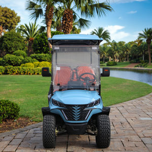 Voiture de golf électrique ROYALWAVE de haute qualité à 6 places, homologuée CE, châssis 48/72V, état neuf, buggy pour adultes, terrain de golf - Product Image 3