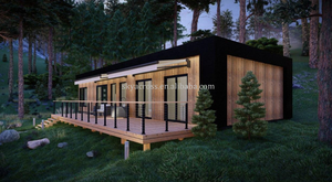 Hôtel villa de luxe personnalisé de 40 pieds préfabriqué <span class=keywords><strong>en</strong></span> acier léger petite maison <span class=keywords><strong>en</strong></span> conteneur parfaite pour la maison ou le bureau - Product Image 5