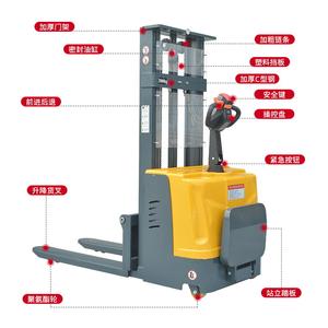 Apilador Eléctrico de 1 Tonelada con 2 Elevadores para Manejo en Estaciones - Product Image 2