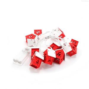 Guirnalda de Luces LED Impermeables para Navidad, Diseño de Casita, 6V CC, 1 Año de Garantía, para Decoración de Jardín, Bodas, Parques e Interiores - Product Image 6