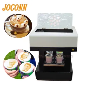Tragbare Schokoladen bohnen Kaffee 3D-Drucker/Selfie Latte Art Mokka Drucker Maschine/DIY essbare Tinte Hart bonbon Snack Food Drucker