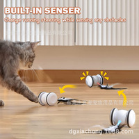 Nouvelle balle lumineuse LED pour chat, rechargeable par USB, jouet intelligent pour animaux de compagnie