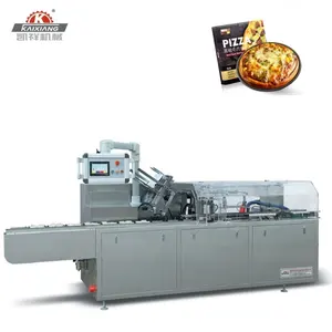 Otomatik dondurulmuş Pizza karton karton ambalaj makinesi