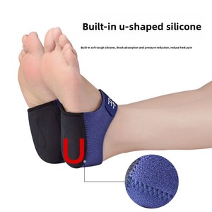 Silicone Cross-Biên Giới Cho Velcro Gót Chân Bìa Đồng Bằng Sốc Hấp Thụ Gót Chân Pad Bảo Vệ Chân Vòm Bìa Cho Nam Giới - Product Image 2