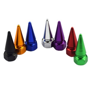 Bouchon de valve en forme de balle pour voiture, capuchons de valve colorés personnalisés, pièces de mise à niveau - Product Image 1