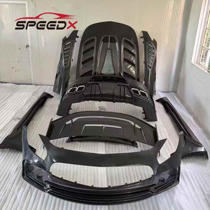 Kit carrosserie en carbone IMP GEN2 pour Mercedes Benz AMG GT, pare-chocs avant et arrière, jupes latérales, aileron, capot - Product Image 5