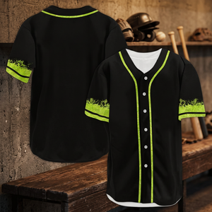 Maillot de baseball à manches courtes respirant brodé, chemise de sport pour adulte, uniforme d'équipe léger, haut de jeu athlétique à boutons sur le devant - Product Image 4