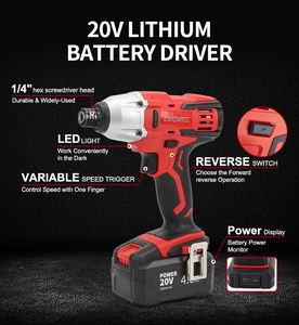 Kafuwell PA4222-3 Chuyên Nghiệp Hiệu Quả Cao 20V Tác Động Cờ Lê Điện Không Dây Cờ Lê Công Cụ Thiết Lập Với Sử Dụng Rộng rãi - Product Image 4