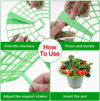Anti-Floor Bonsai Green Plant Splicing Anti-Rot Support de jardinage durable Légumes Fraise Rack Support de plateau rond
