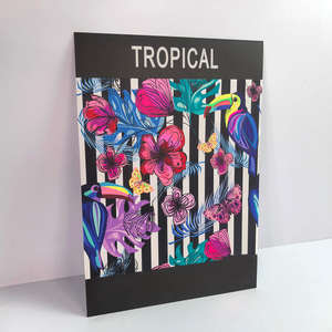 הדפסי אמנות מותאמים אישית צבע כחול/ורוד/ירוק דיו פוסטר דפוס דיגיטלי פלואורסצנטי זוהר עיטורים - Product Image 2