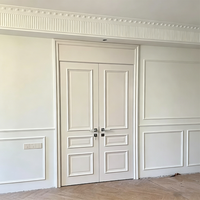 Portes intérieures en bois modernes, blanches et minimalistes pour chambre et bureau