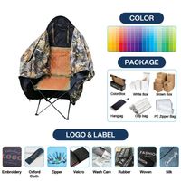 Tente de chasse individuelle Mydays Outdoor avec chaise intégrée, camouflage, pliable et pop-up pour la chasse au cerf