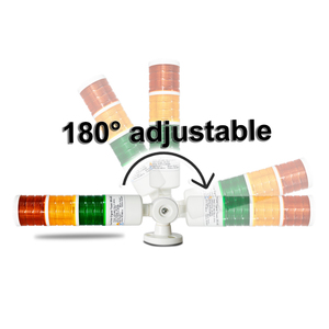 Luz de Señalización Industrial RS485 Modbus, Torre de Señalización LED de 3 Colores con Zumbador - Product Image 3