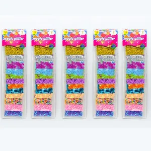 Confezione da 5 strisce glitterate, colori assortiti, 12 buste per lavori manuali - Product Image 5