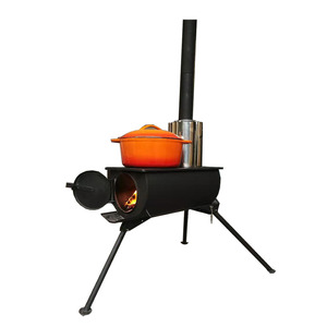Wood Camping <b>Stove</b> Portable Tent <b>Stove</b> WM-CPS14-0 Wood Burning <b>Stove</b> BBQ GRILL - Product Image 5