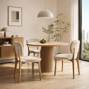 Sedia da Pranzo Moderna con Schienale Alto per Casa e Ufficio, <span class=keywords><strong>Mobili</strong></span> in <span class=keywords><strong>Legno</strong></span> Massello per Soggiorno e Cucina - Product Image 1