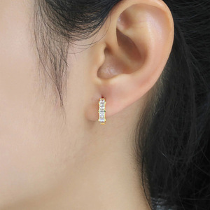 Orecchini a rombo in stile coreano, gioielli minimalisti per l'orecchio da donna, per uso quotidiano, outfit casual, accessorio regalo - Product Image 3