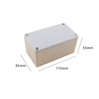 Boîte étanche en aluminium en gros IP65 115*65*55mm Boîtier moulé Boîtier de jonction électrique moulé sous pression Vis
