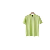 T-shirt ras du cou à séchage rapide pour hommes Short d'été respirant pour la course à pied et le fitness solide