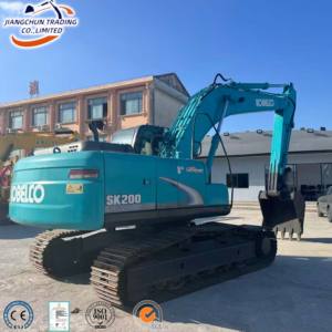 Excavatrice Kobelco SK200 d'occasion prête à être expédiée, modèle 2022, moteur en bon état de marche, livraison rapide dans le monde entier - Product Image 1