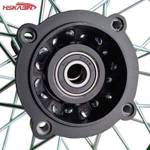 Rueda Trasera para Motocicleta Todoterreno de 1.85x12 Pulgadas, Negra, con Calcomanías, Disco de Freno de Aleación de Aluminio, Accesorios para ATV, Índice de Carga 55 - Product Image 1