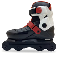 Patins à roues alignées agressifs UFS ASW pour enfants, pour la pratique de la vitesse et des cascades en extérieur, avec fonction clignotante