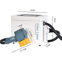 Fácil de mover handheld equipamento gravador impressora a laser de fibra de metal mini marcador a laser portátil