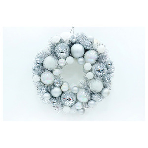 2025 Thiết Kế Ban Đầu 34Cm Giáng Sinh Vòng Hoa Trang Trí Cửa Giáng Sinh Trang Trí Treo Trang Trí Giáng Sinh Bóng Vòng Tròn - Product Image 2