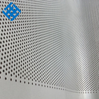 Fabrication de tôle micro perforée antidérapante 0.5mm de diamètre à trou rond finition galvanisée plaque perforée en acier inoxydable