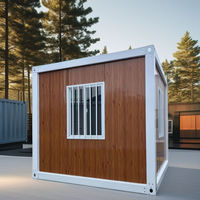 Casa Prefabricada de Acero de 20 pies/40 pies, Moderna, para Invierno, Expandible, Desmontable, Contenedor de Envío, Villa, Tienda, Oficina con Paneles Sándwich