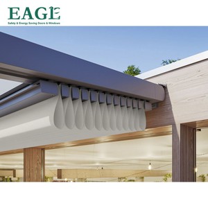 Design moderno elettrico retrattile tenda da sole per uso esterno con triangolo tetto modanatura per Sunrooms & case di vetro - Product Image 3