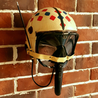 Décoration murale rétro créative, casque de pilote de l'armée de l'air américaine, style américain, artisanat pour bar et restaurant