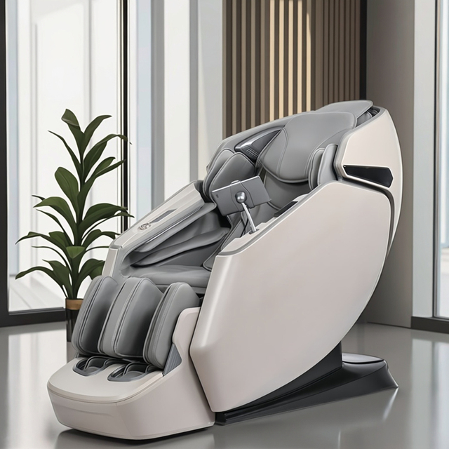 2025 Full Body 4D AI Massage Chair with SL Track Heating & Bluetooth Health Care Office Use Foot Massager Recliner