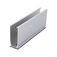 Support de montage solaire photovoltaïque court, accessoires d'installation, mini-rail universel pour toit en tôle, rail court