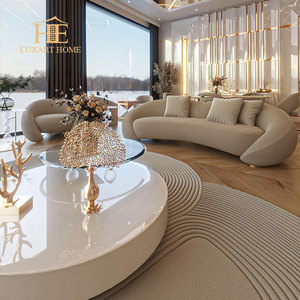 Sofá italiano moderno para sala de estar, diseño creativo, superventas, sofá de tela - Product Image 3