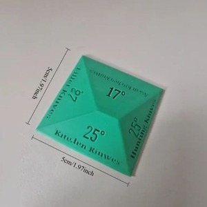 Pietra per Affilare Stampata in 3D, Guida Angolare Multi-Angolo per Affilatrice di Coltelli, 8g Verde Grigio Bianco - Product Image 1