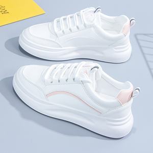 Zapatillas Deportivas Blancas con Plataforma para Mujer, Estilo Harajuku, Transpirables, de PU, con Cordones, Casuales - Product Image 2