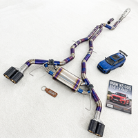 Échappement complet SDO Racing pour BMW X5 G05 B58 3.0T 2019+ en titane avec downpipe droit et commande de soupape électronique