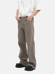 กางเกงยีนส์ผู้ชายแบบ<span class=keywords><strong>ราก</strong></span>อากาศลายต้นไม้ต้นไทรกางเกงยีนส์ขายาวออร์แกนิกทรงสลิมฟิต - Product Image 2