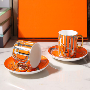 High End Exquisite Coffee Cup <b>Set</b> Ceramic Home European English Afternoon <b>Tea</b> <b>Set</b> Black <b>Tea</b> Cup - Product Image 3